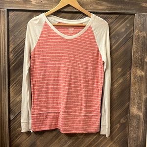 Mossimo Long Sleeve, Striped Round Neck, Shirt